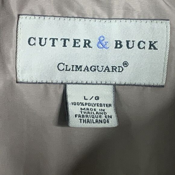 Cutter & Buck Light Wt Men’s Full Zip Jacket Sz L Climaguard Vented Zip Pockets - Picture 8 of 15